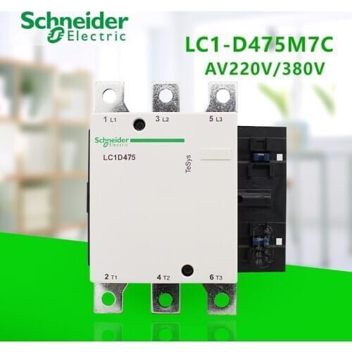 LC1D475M7C/Q7C Pole AC Contactor 3P AC220V 380V Three Normally Open Current 475A 50/60hz Voltage 440V View Details Below