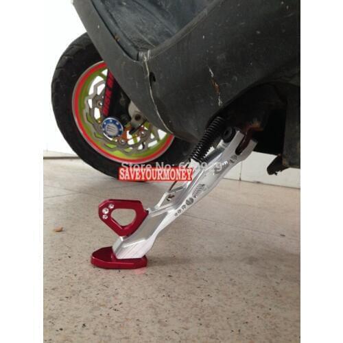 Long style Modified motorcycle accessories bikes decoration scooter tripod mount side kickstand Moped Side brace support bracket