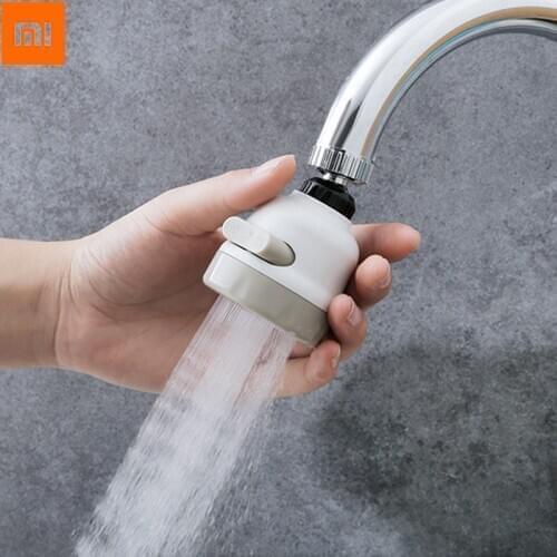 Xiaomi Faucet Boost Three-Speed Adjustment Splash-Proof Nozzle Household Tap WaterShower Water-Saving Rotating Filter