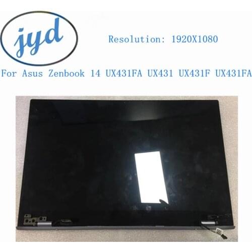 Original Full Assembly For Asus Zenbook 14 UX431FA UX431 UX431F Laptop LED LCD FHD Screen Digitizer Glass Replacement