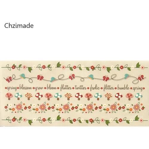 Lychee Life Mushroom Printed Transfer Paper Sticker Rubber On Stickers For Scrapbooking DIY Crafts Card Making Home Decor