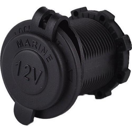 12V Waterproof Car Cigarette Lighter Socket Auto Boat Motorcycle Tractor Power Outlet Socket Receptacle Car Accessories Dropship