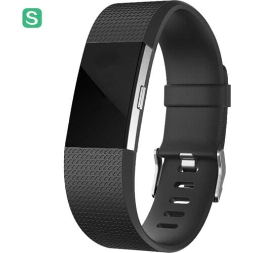 For Fitbit Charge 2 / 2 HR Replacement Silicone Bracelet Wrist Watch Band Strap