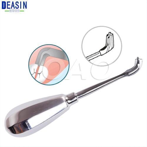 DEASIN Dental Minimally Invasive Tooth Extraction Elevator Metal Handle Non-Slip Minimally Invasive Dental Elevator Cross