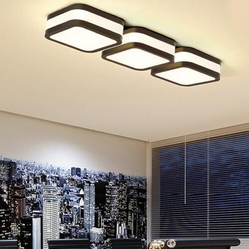 12W Modern LED Ceiling Light Hallway Porch Balcony Lamp Interior Lighting Surface Mounted Square LED Ceiling Lights AC90-265V