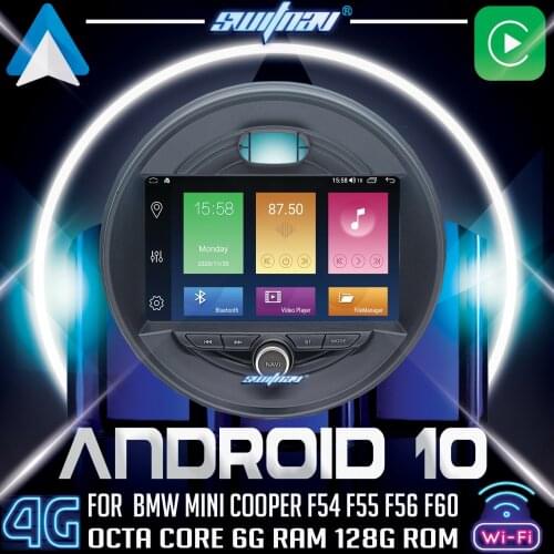 SWITNAV Android 10 CAR DVD For BMW MINI Cooper F54 F55 F56 F60 2014-2021 car Player audio gps display screen Monitor multimedia