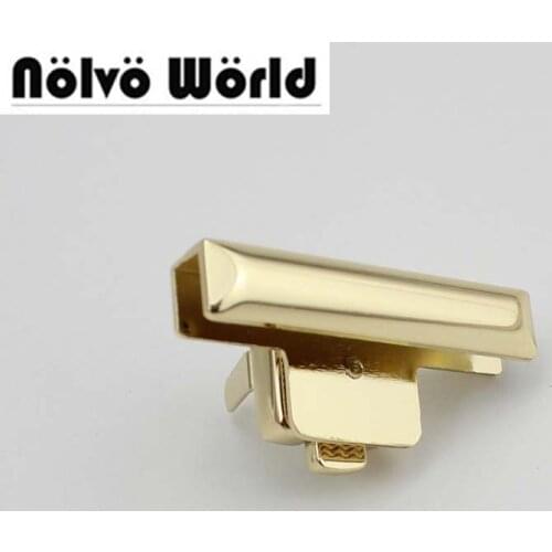 20sets 49*24mm Lock handmade woman bag making gunmetal pressed lock briefcase lock for genuine leather Hardware Accessories