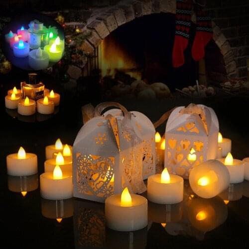 12/24PCS Flameless LED Candle Light Romantic Candle Wedding Party Decoration Light