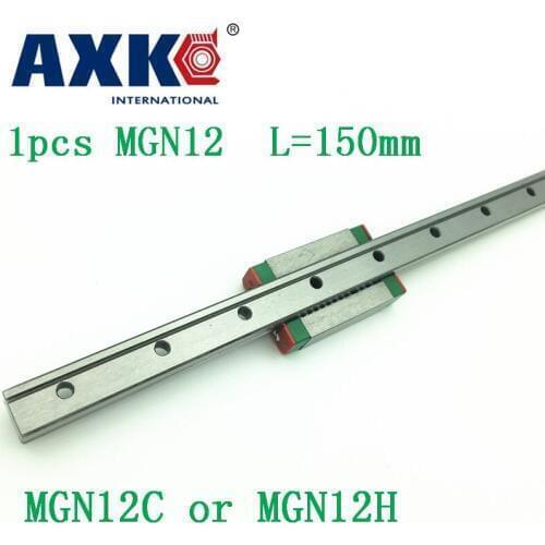 12mm Linear Guide Mgn12 L= 150mm Linear Rail Way + Mgn12c Or Mgn12h Long Linear Carriage For Cnc X Y Z Axis