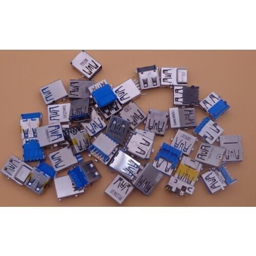 40 Models Laptop Notebook 2.0 3.0 USB Jack Female Socket Connector For ASUS ACER HP DELL Lenovo Toshiba etc