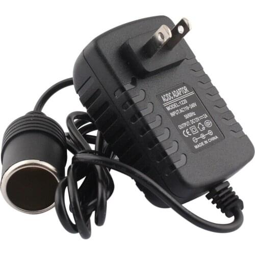 AC Power Adapter Supply, DC 110V 220V To 12V 2A 5A 8A 10A Car Cigarette Lighter Converter Inverter,220V 12V Lighter with EU Plug