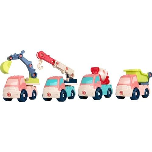 Kids Take-Apart Construction Trucks Digger Vehicles Car Toys Early Education