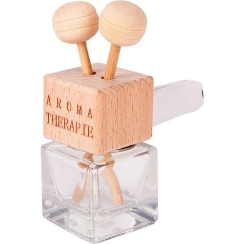 Car Perfume Bottle Perfume Pendant Car-styling Air Freshener Hanging Glass Bottle Auto Ornament For Essential Oils