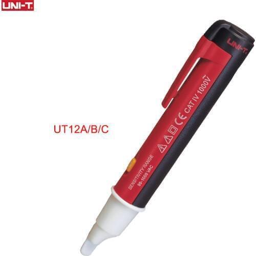 UNI-T Non Contact AC Voltage Detector Electrical Test Pen Stick 90V-1000V Voltage Sensor Tester LED Indicator