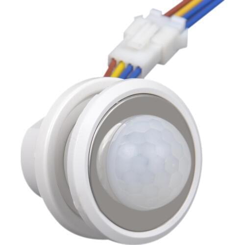 Infrared human body sensor switch 220v embedded probe smart home delay adjustable automatic corridor light led light control