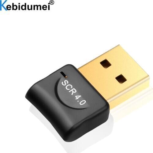 Kebidumei USB 4.0 Bluetooth Adapter Dongle For Computer PC Mouse Keyboard Aux Bluetooth Speaker Music Receiver Transmitter