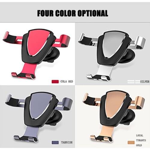 Creative Mobile Phone On Board Inductive Gravity Stand Air Outlet General Metal Automotive