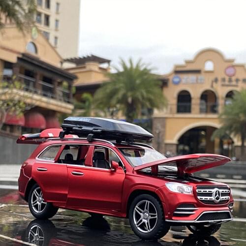 NEW 1:32 BENZ GLS 580 SUV Alloy Car Diecasts & Toy Vehicles Toy Car Metal Collection Model Car High Simulation Toys For Children