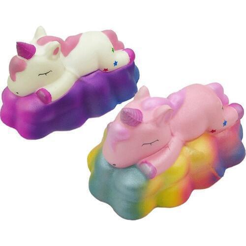 Jumbo Galaxy big Clouds Unicorn Horse Squishy Rainbow Ice Cream Squishies Cream Scented Slow Rising Kids Toys For Children Drop