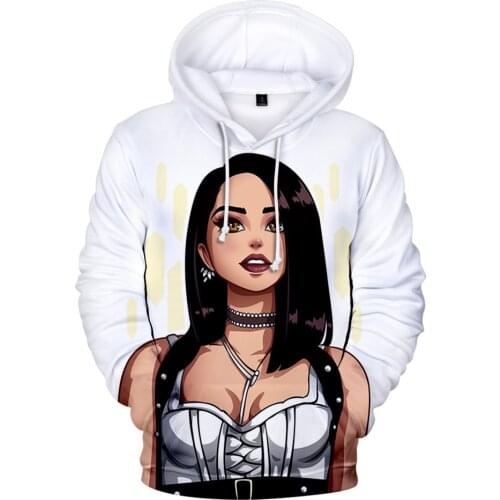 2020 New Becky G Hoodie Casual Sweatshirt Teenager Adult Kids Pullover Hooded Long Sleeve 3D Print Pattern Streetwear Clothes