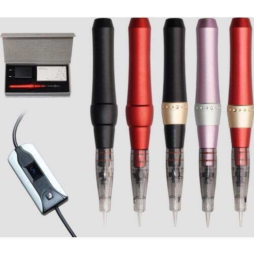 New Professional Permanent Makeup Cartridge Machine Tattoo Pen Motor Rotary Eyebrow Cartridge Needles Pen