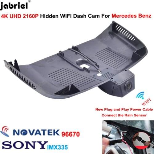 New 4K Dash Cam 2160P Car DVR Video Recorder for Mercedes Benz V Class w447 v200d v220d v250 v250d v300d EQV METRIS Marco Polo