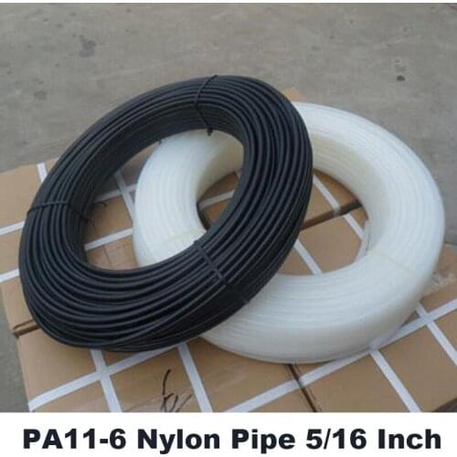 PA11-6 Nylon 5/16 inch black hose 100m High-pressure temperature corrosion-resistant Air compressor Polyamide pneumatic pipe