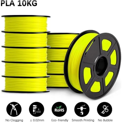 PLA 3D Filament 3D Printer 1.75MM 10 Rolls / Set Refills Bendable Non-Toxic Fast Shipping Printer Handles GOHIGH