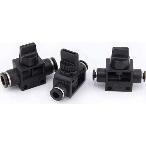 HVFF series Pneumatic components Hand Valve for 4/6/8/10/12mm Air Flow Control Regulator