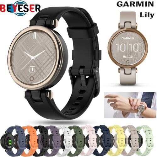 Watch Band For Garmin Lily Wrist Strap For Garmin Lily Womens Fitness Bracelet Silicone Replacement Belt SmartWatch Accessories