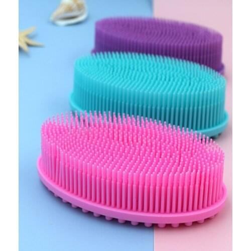 Silicone Head Body Scalp Massage Brush Care Tool Comb Shampoo Hair Washing Comb Shower Brush Bath Spa Slimming Massaging Brushes