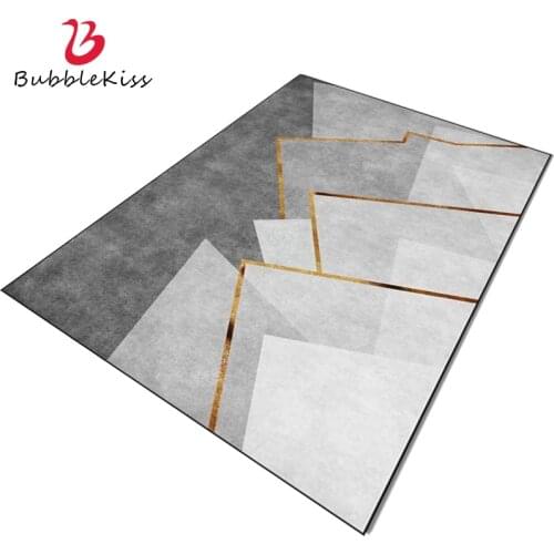 Bubble Kiss Nordic Carpets For Modern Living Room Custom Simple Geometry Printed Floor Mat Gray Large Home Area Decorative Rugs
