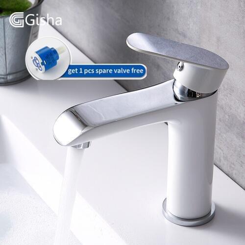 Gisha basin faucet brass mixer Bathroom sink faucet Deck Mounted Bath taps Faucet Water Sink faucet tap torneira do anheiro