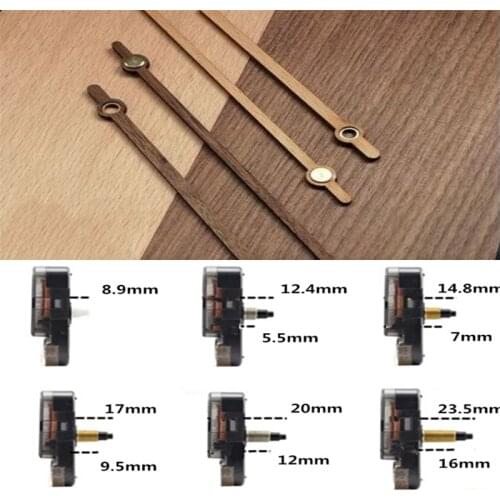 Sun 12888 High Quality Quartz Clock Movement Mechanism Wooden Hands Wall Repair Tool Parts Kit Set DIY