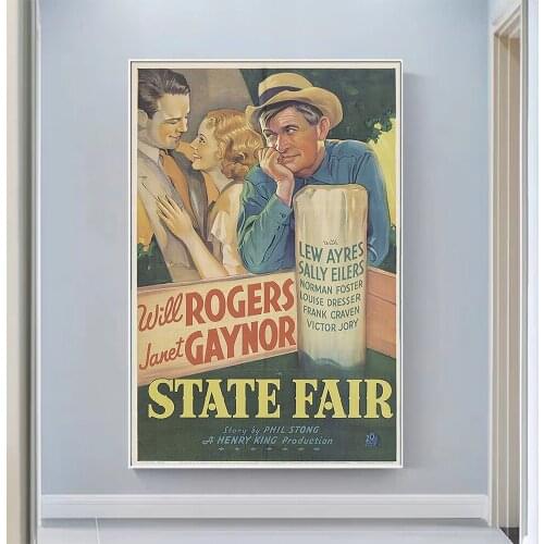 V0547 State Fair Vintage Classic Movie Wall Silk Cloth HD Poster Art Home Decoration Gift