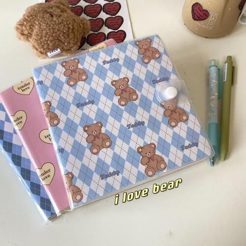 Sharkbang PVC Kawaii 129 Sheets Notebook Monthly+ Weekly+Gird Inner Pages Planner Memo Pad Journal Agenda Dairy Cute Paperlaria