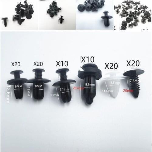 100PCS Auto Fastener Clip Mixed for INFINITI EX FX JX Q QX G M Class X25 EX35 EX37 EX25 FX G25 G35 G37 ESQ QX50 QX60 QX70 QX80