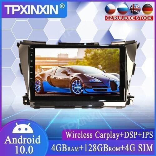 4+128G Android 10 For Nissan Morano 2015-2020 Car GPS Navigation Car Multimedia Player Auto Radio Tape Recorder Stereo Headunit