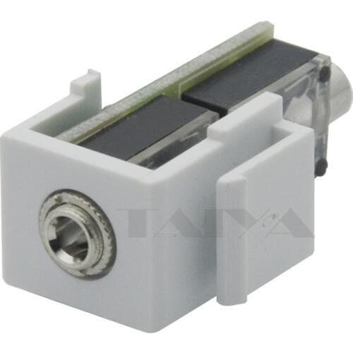 Keystone 3.5 audio connector with female to female port