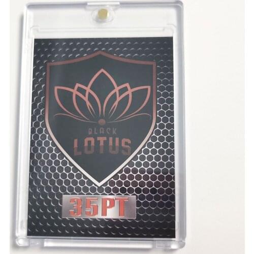 Black Lotus Brand 35PT Protection UV Ultra Clear Card Bricks Storage Holder Top Loaders Trading Cards Sports Football Protector