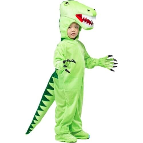 Kids Halloween Cosplay Costumes T-rex Ankylosaurus Jumpsuit Triceratops/Tyrannosaurus/Stegosaurus Anime Cosplay Party Disfraz