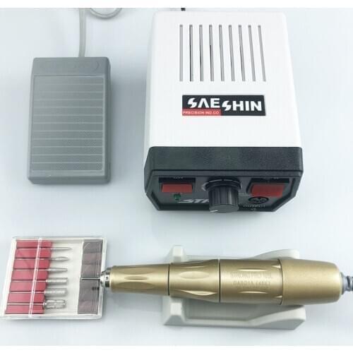 65W 45000RPM Strong 210 204 SILVER PRO105L Electric Nail Drills Machine Manicure Pedicure File Bits Nails sculpture polish