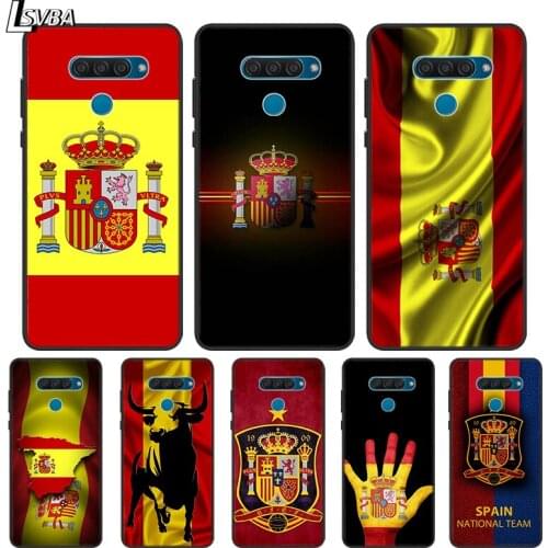 Spain Spanish flag For LG K22 K71 K61 K51S K41S K30 K20 2019 Q60 V60 V50S V50 V40 V35 V30S V30 G8 G8S G8X ThinQ Phone Case