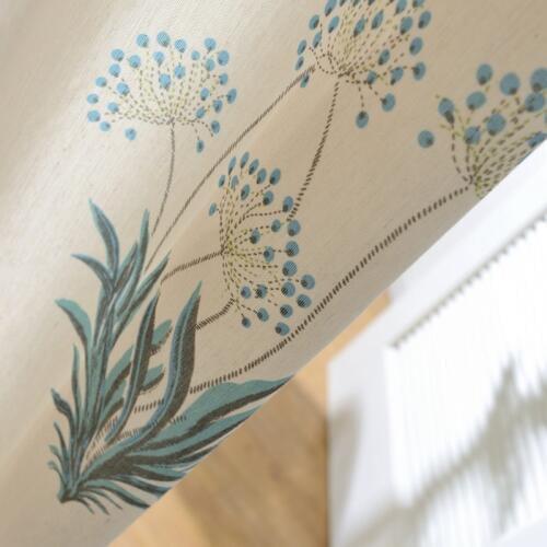 JUYANG. Beautiful flowers and grass printed pattern curtains. Soft and comfortable blackout curtains
