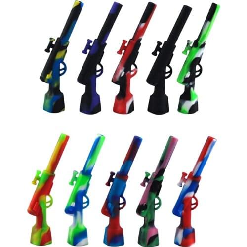 2021 New Creativity 98K Smoke Pipe Camouflage 11cm 4.3inch Mini Sniper Gun Shape Tobacco Cigarette Pipes 98k Smoking Accessories
