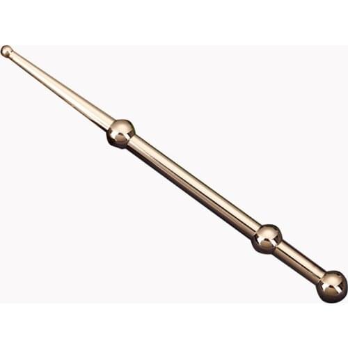 Copper Face Eye Ear Massage pen Acupuncture Probe Reflexology Face Point Guasha Massage Pain Relief Acupoint Detecting Stick