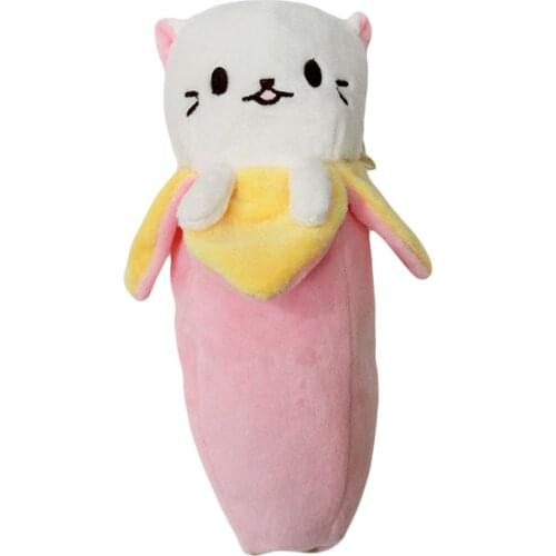 Cute cat Fashion cartoon Pencil Case Coin Purse Storage Plush Pen Bag Makeup Pouch Cosmetic Bag Fans Gift Brush Pot/Pen Holder