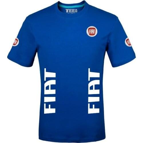 New Solid color Mens Women cotton Fiat T-shirts Summer Style Short Sleeve Male Female T shirt Tops G