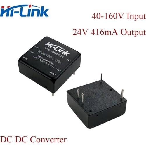 10pcs/lot Hi Link 110V 120V to 24V 420mA 10W DC/DC converter Isolated Step down module for PCB mount