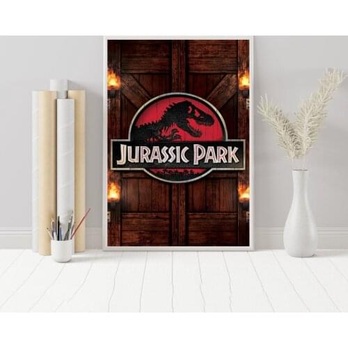 Jurassic Park Movie Poster Wall Painting Home Decoration ( No Frame )